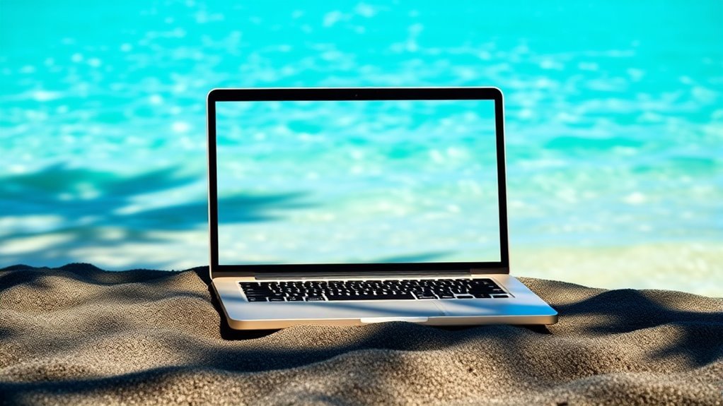 online work tropical lifestyle